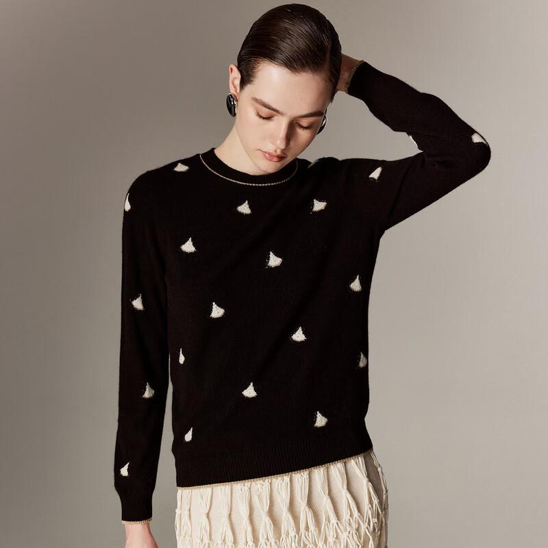 Женский джемпер Paro с жаккардовым узором из стразов, 100% кашемир, круглый вырез L (165/105)
Женский джемпер Paro с жаккардовым узором из стразов, 100% кашемир, круглый вырез L (165/105)