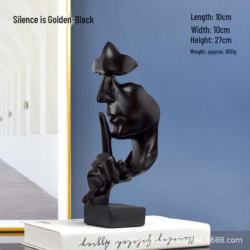 Silence is Golden Abstract Mask: High-End Office & Home Art Decor
Silence is Golden Abstract Mask: High-End Office & Home Art Decor