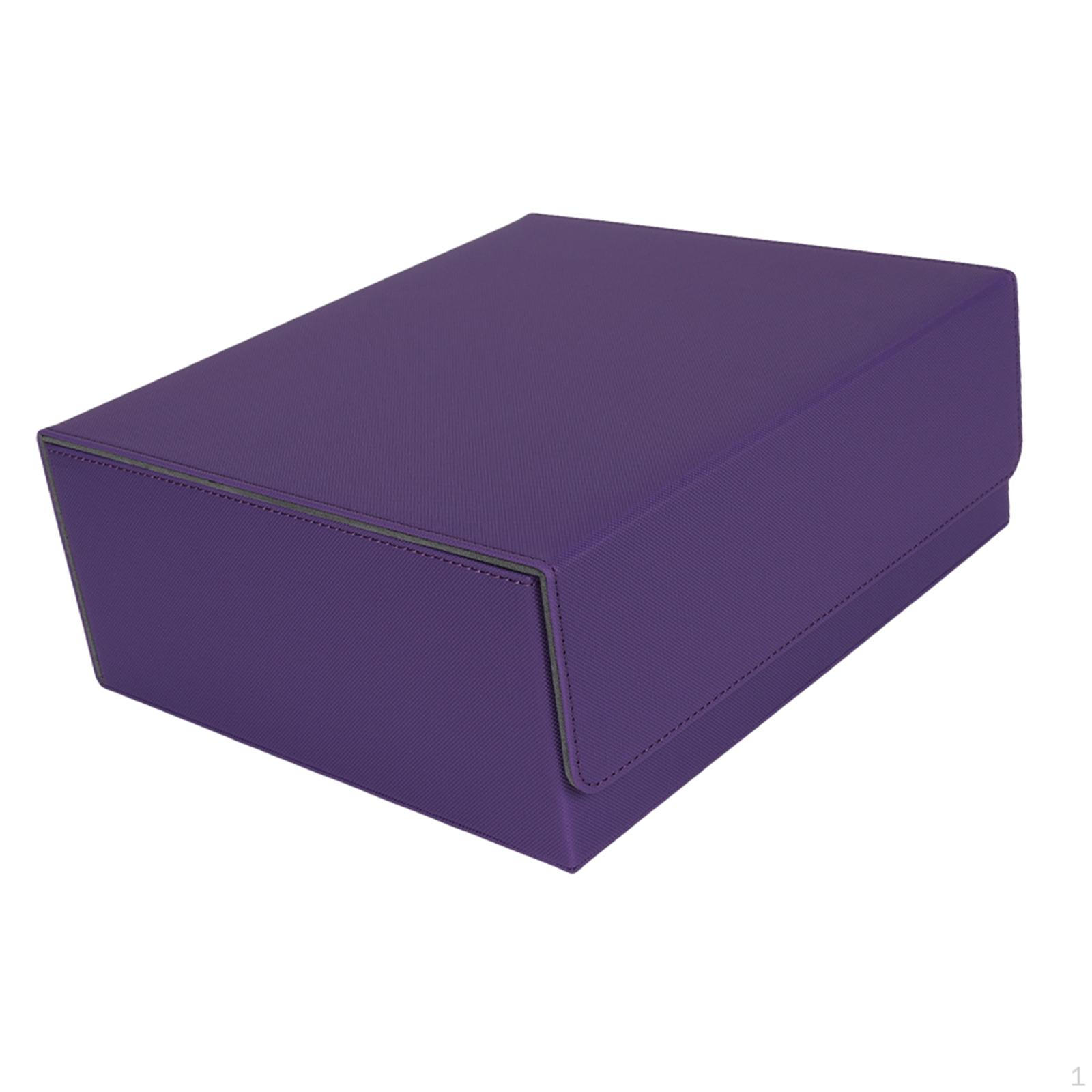 Card Game Storage Box Portable PU Leather Gathering Toy Cards Case Purple
Card Game Storage Box Portable PU Leather Gathering Toy Cards Case Purple