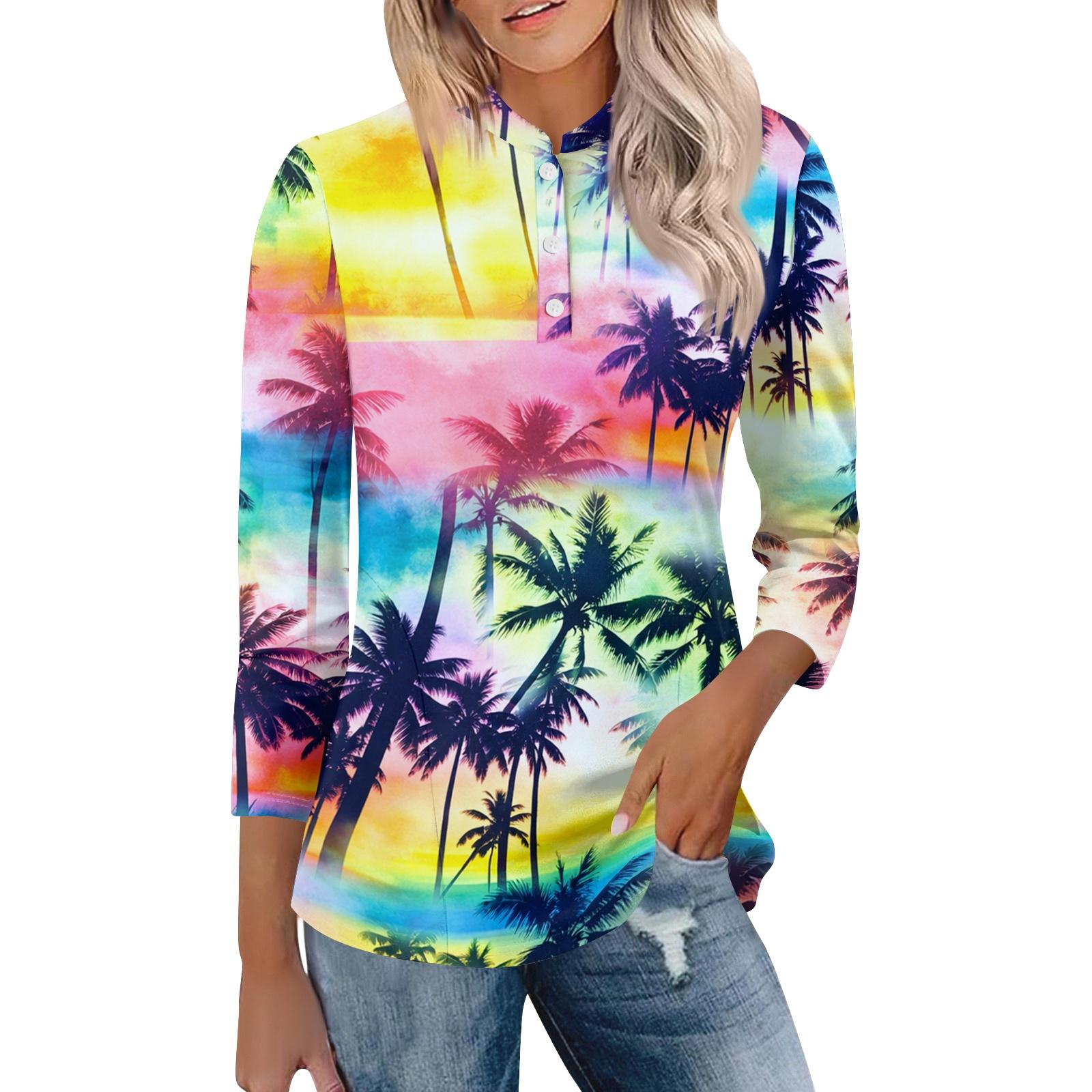 Women Casual Polo Collar Shirt Loose Fit Three Quarter Sleeve Top Lightweight Breathable Fabric Button Front Blouse L
Women Casual Polo Collar Shirt Loose Fit Three Quarter Sleeve Top Lightweight Breathable Fabric Button Front Blouse L