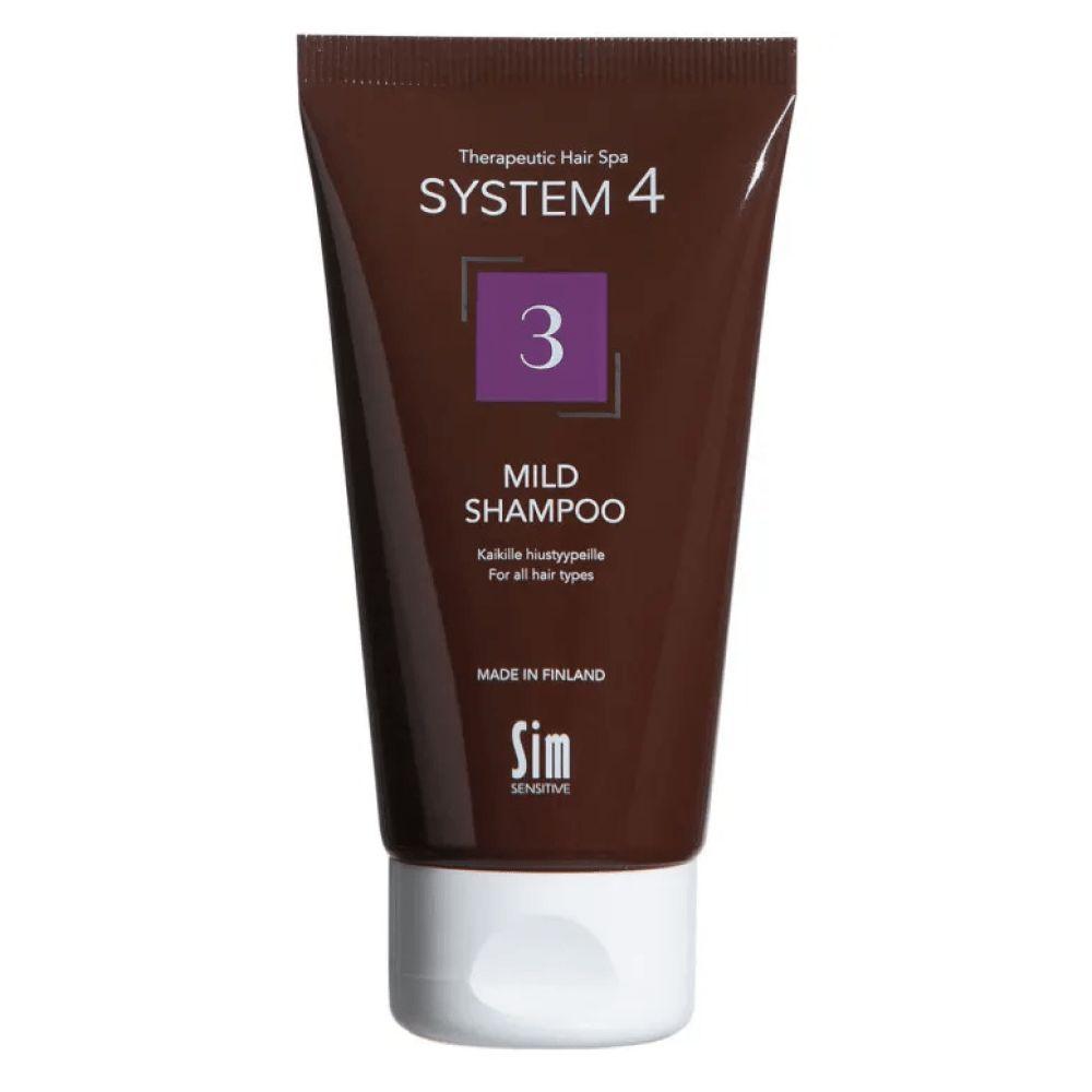 Шампунь №3 для профілактичного застосування для всіх типів волосся System 4 №3 Mild Shampoo Sim Sensitive 75 мл
Шампунь №3 для профілактичного застосування для всіх типів волосся System 4 №3 Mild Shampoo Sim Sensitive 75 мл