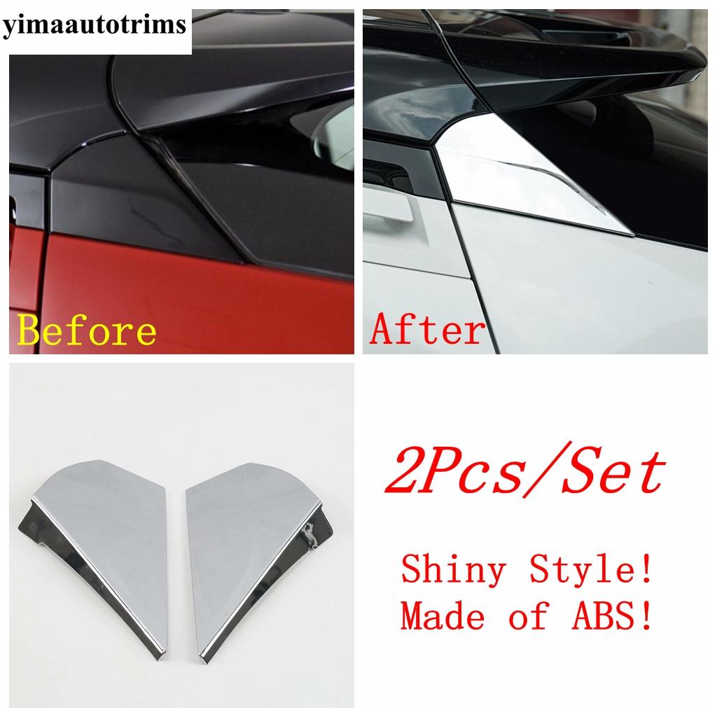 Rear Window Side Spoiler Sequin Panel Decoration Cover Trim For Toyota C-HR CHR 2016 - ABS Chrome / Carbon Fiber Accessories Shiny Style
Rear Window Side Spoiler Sequin Panel Decoration Cover Trim For Toyota C-HR CHR 2016 - ABS Chrome / Carbon Fiber Accessories Shiny Style