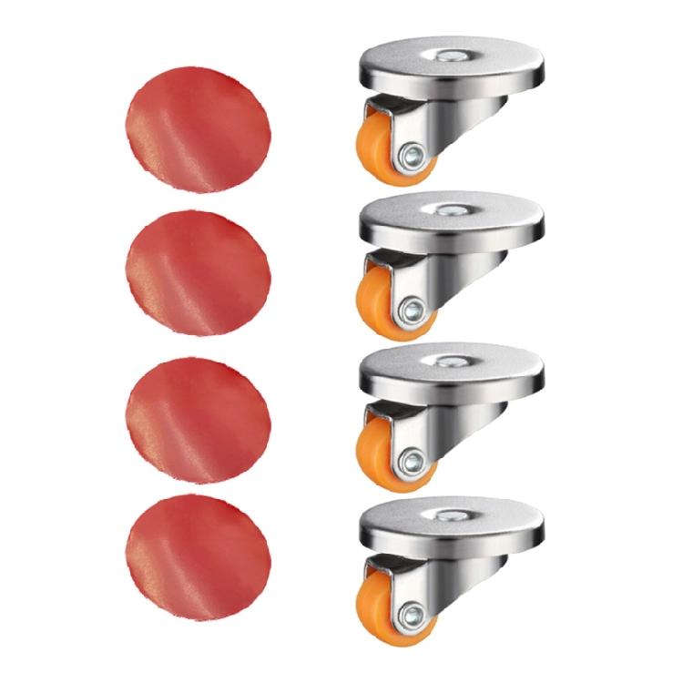 4Pieces Multipurpose Adhesive Casters Easy Installion Designs Small Wheel for Air Fryers and Other Light Items помаранчевий
4Pieces Multipurpose Adhesive Casters Easy Installion Designs Small Wheel for Air Fryers and Other Light Items помаранчевий