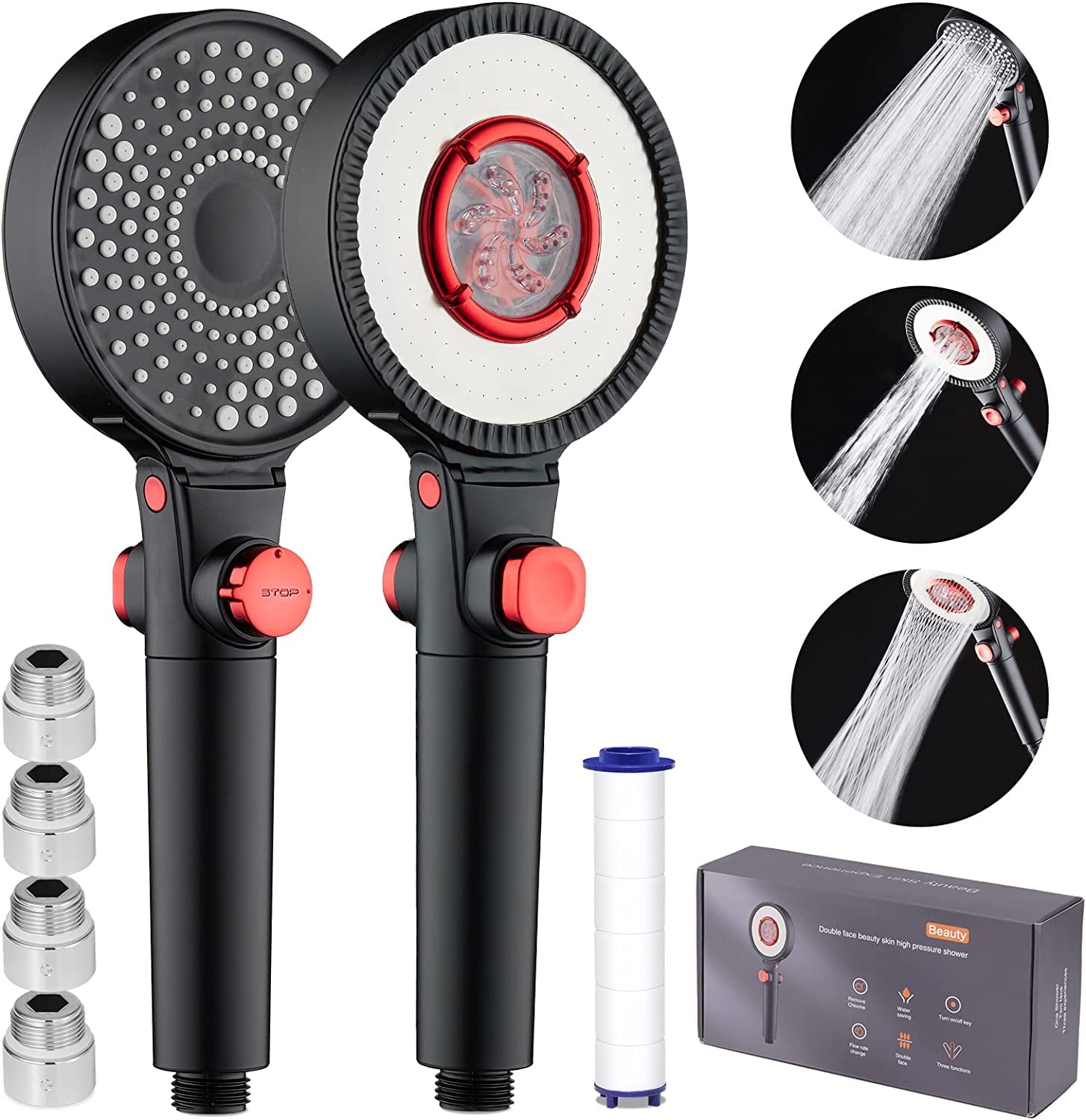 Shower High Water Chlorine Free Water Volume Ultra Fine Water Hand Skin Easy Water Filter to Protect Skin and Water Leak Prevention with Easy to
Shower High Water Chlorine Free Water Volume Ultra Fine Water Hand Skin Easy Water Filter to Protect Skin and Water Leak Prevention with Easy to