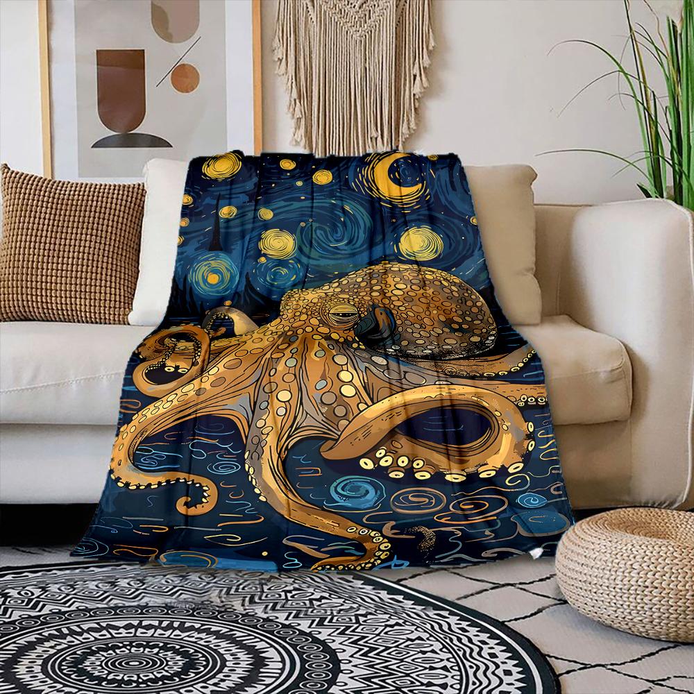 1PC Octopus with Starry Background Print Blanket Warm Soft Suitable for All Seasons for Home Sofa Travel Camping Picnics RV 75x100cm
1PC Octopus with Starry Background Print Blanket Warm Soft Suitable for All Seasons for Home Sofa Travel Camping Picnics RV 75x100cm