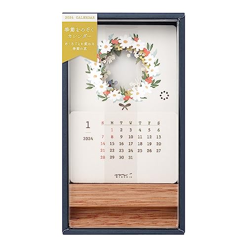 Midori 31280006 Календарь 2024, настольный, сезонный календарь, цветочный узор (цветочный)
Midori 31280006 Календарь 2024, настольный, сезонный календарь, цветочный узор (цветочный)