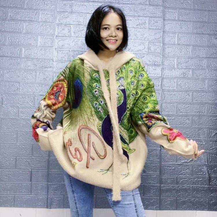 Women Autumn Winter Oversize Pullover Sweater Plus Size Pattern Printing Knitted Hat Loose Full Sleeve Sweaters One Size
Women Autumn Winter Oversize Pullover Sweater Plus Size Pattern Printing Knitted Hat Loose Full Sleeve Sweaters One Size