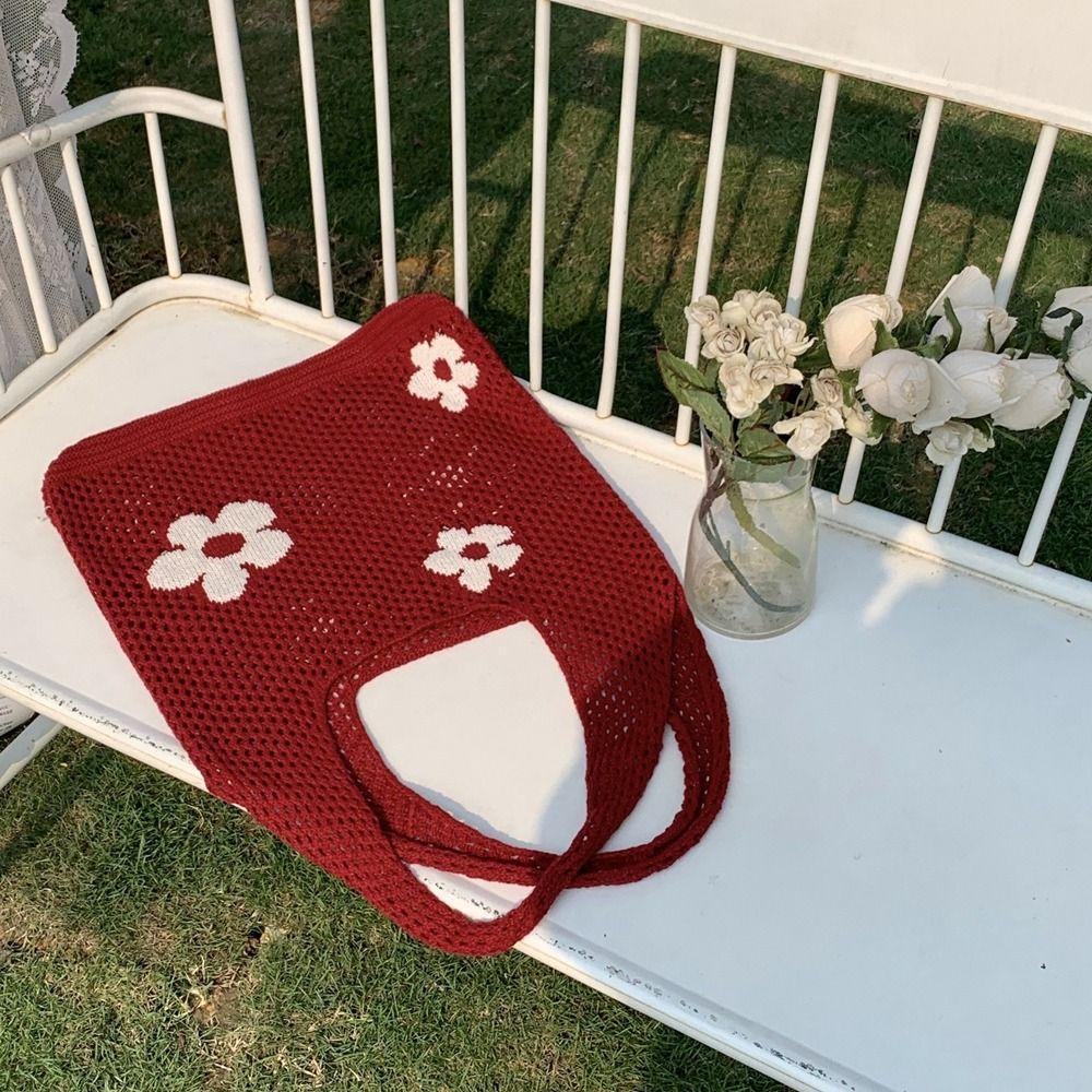 Bag Bohemian Ethnic Style Flower Crochet Woven Knitted Bag Shoulder Bag Tote Bag Women Handbag красный
Bag Bohemian Ethnic Style Flower Crochet Woven Knitted Bag Shoulder Bag Tote Bag Women Handbag красный
