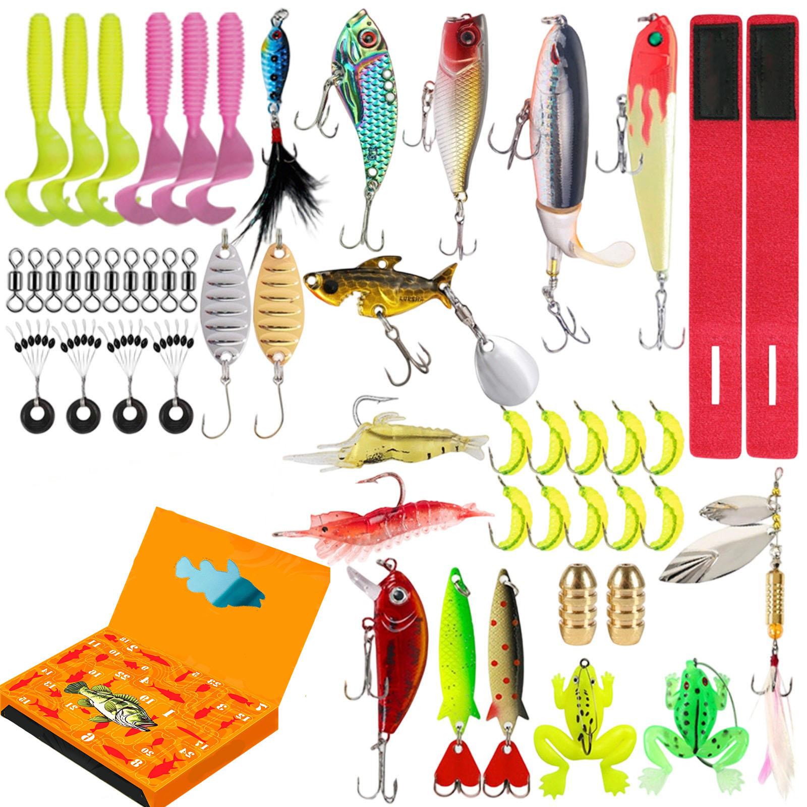 НАБОР РЫБОЛОВНЫХ СНАСТЕЙ Набор календаря Адвента из 24 предметов Приманка Блесна Набор мягких приманок Нейтральная упаковка One Size
НАБОР РЫБОЛОВНЫХ СНАСТЕЙ Набор календаря Адвента из 24 предметов Приманка Блесна Набор мягких приманок Нейтральная упаковка One Size