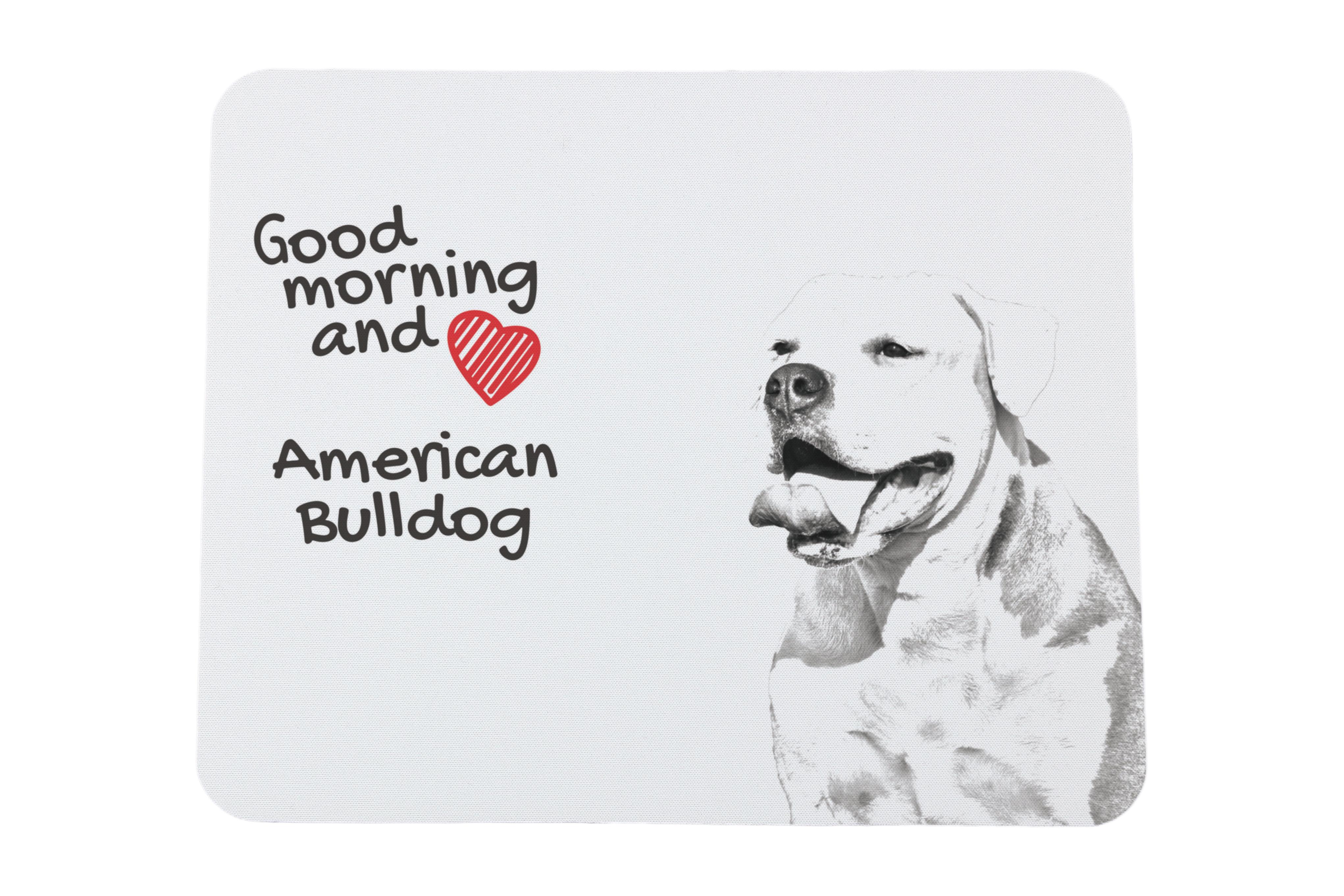 American Bulldog, Old Country Bulldog - mouse pad with print, personalized dog-themed mouse pad, unique gadget for an office worker by Art-Dog brand білий
American Bulldog, Old Country Bulldog - mouse pad with print, personalized dog-themed mouse pad, unique gadget for an office worker by Art-Dog brand білий