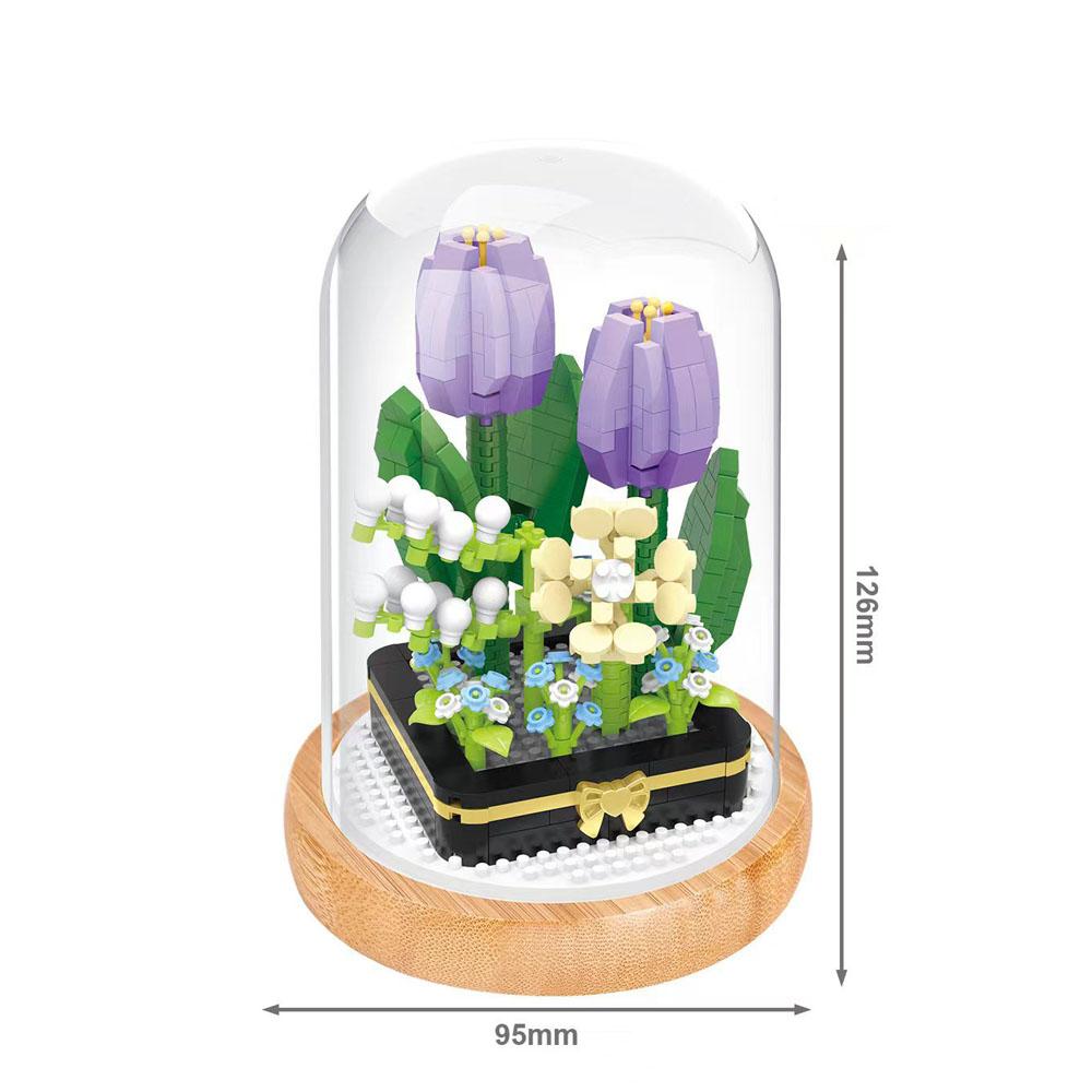 Exhibition Booth Building Brick Flower Rose Lilywhites Carnation Tulips Sunflower Daisy Nanobricks Toys Micro Diamond Block
Exhibition Booth Building Brick Flower Rose Lilywhites Carnation Tulips Sunflower Daisy Nanobricks Toys Micro Diamond Block