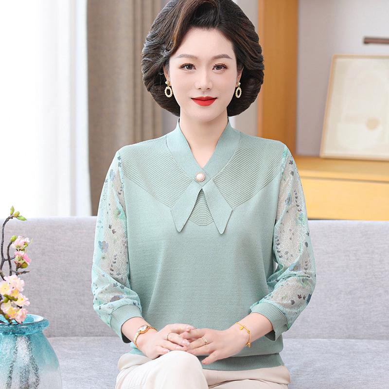 Chic Spring/Summer Knit Chiffon Top for Stylish Middle-Aged Women - Versatile Mother s Casual T-Shirt for 2026 3XL (Recommended 120-135 Jin) светло-синий
Chic Spring/Summer Knit Chiffon Top for Stylish Middle-Aged Women - Versatile Mother s Casual T-Shirt for 2026 3XL (Recommended 120-135 Jin) светло-синий