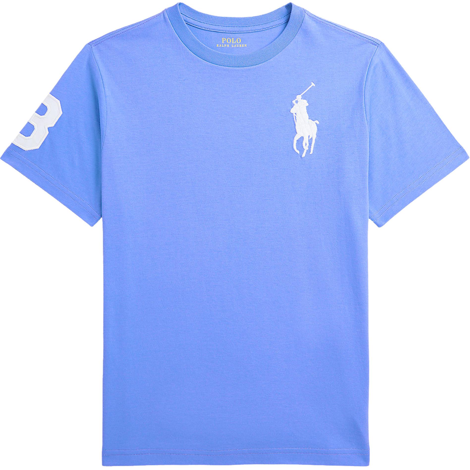 Детская футболка с коротким рукавом и круглым вырезом с логотипом Polo Ralph Lauren Детские топы Синий 323832907-062 XL
Детская футболка с коротким рукавом и круглым вырезом с логотипом Polo Ralph Lauren Детские топы Синий 323832907-062 XL