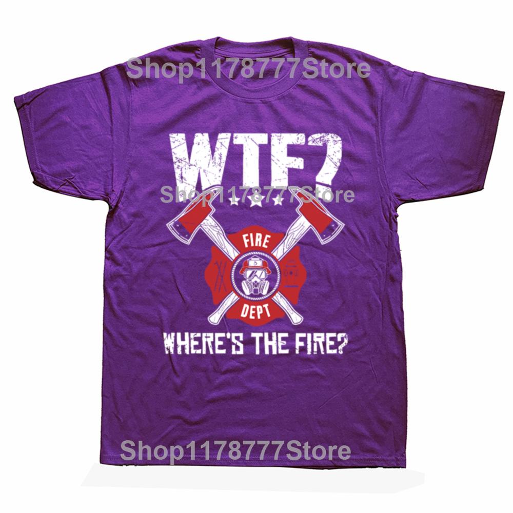 Funny WTF Wheres The Fire Firefighter T Shirts Short Sleeve Birthday Gifts Mens Clothing Fashion Casual Loose Oversized T Shirt 4XL
Funny WTF Wheres The Fire Firefighter T Shirts Short Sleeve Birthday Gifts Mens Clothing Fashion Casual Loose Oversized T Shirt 4XL
