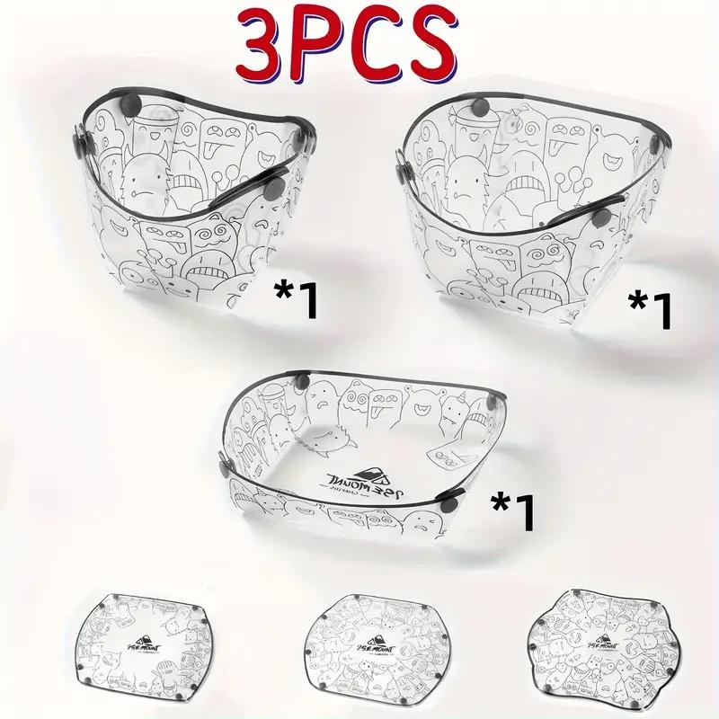 3pcs Foldable Bowls Cups & Plates Set, Food-Safe PP Material Portable Tableware for Camping, Travel, Picnics. Outdoor Essentials світло-сірого кольору
3pcs Foldable Bowls Cups & Plates Set, Food-Safe PP Material Portable Tableware for Camping, Travel, Picnics. Outdoor Essentials світло-сірого кольору