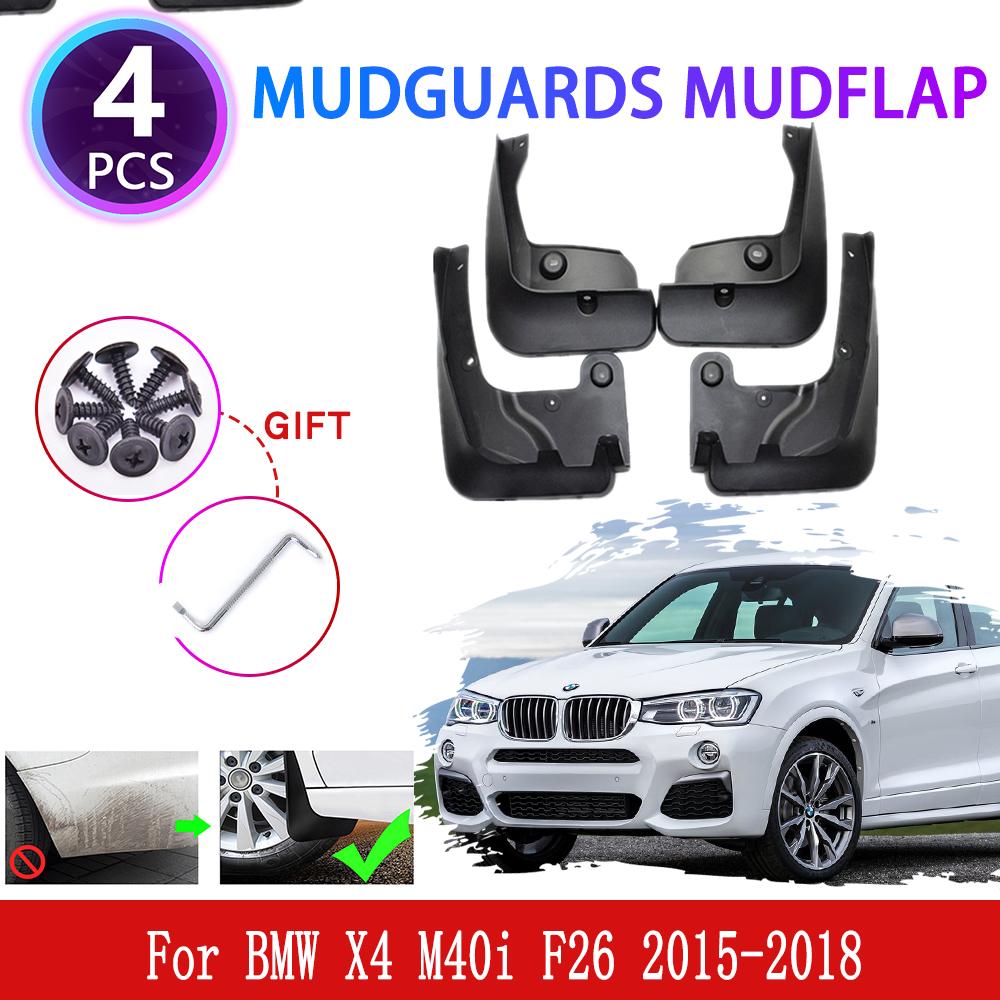 for BMW X4 M40i F26 Sport 2015 2016 2017 2018 Mudguards Mudflaps Fender Mud Flap Splash Mud Guards Cover Wheel Car
for BMW X4 M40i F26 Sport 2015 2016 2017 2018 Mudguards Mudflaps Fender Mud Flap Splash Mud Guards Cover Wheel Car