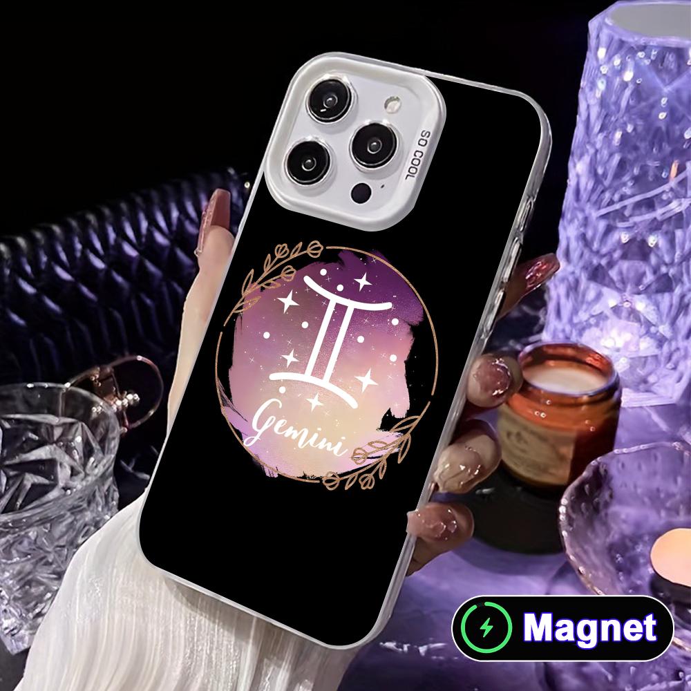Zodiac Sign Gemini Phone Case for iPhone 17 16 15 14 13 12 11 X XR XS Air Pro Max Plus Colorful Silver MagSafe Cover iPhone 12 Pro Max
Zodiac Sign Gemini Phone Case for iPhone 17 16 15 14 13 12 11 X XR XS Air Pro Max Plus Colorful Silver MagSafe Cover iPhone 12 Pro Max