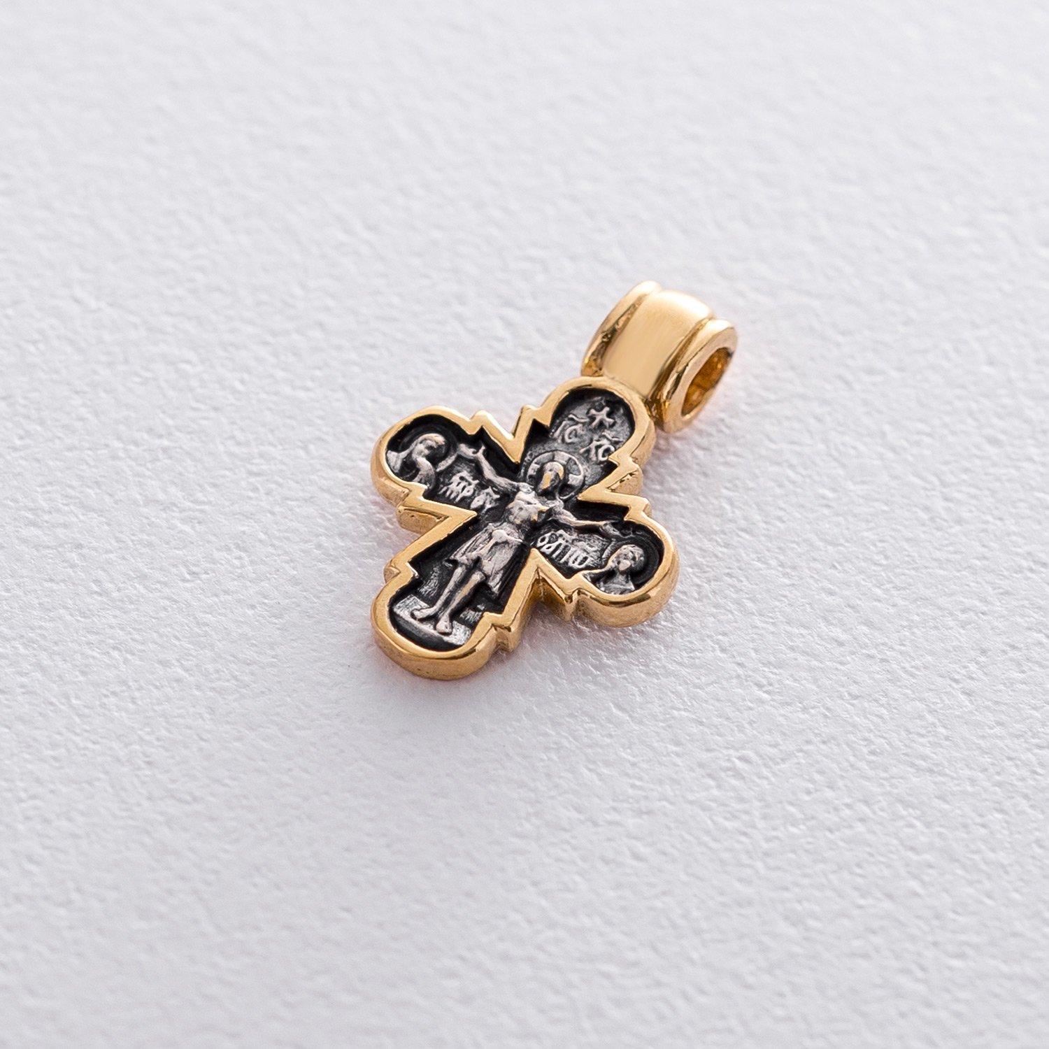 Срібний дитячий хрестик з позолотою. срібний
Срібний дитячий хрестик з позолотою. срібний