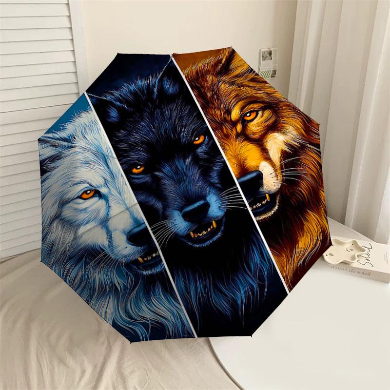 1PC Wolf Face Umbrella-8-Rib Reinforced, Automatic Open, Lightweight & Durable, Cute Fashion Accessory for Outdoor-Y0306
1PC Wolf Face Umbrella-8-Rib Reinforced, Automatic Open, Lightweight & Durable, Cute Fashion Accessory for Outdoor-Y0306