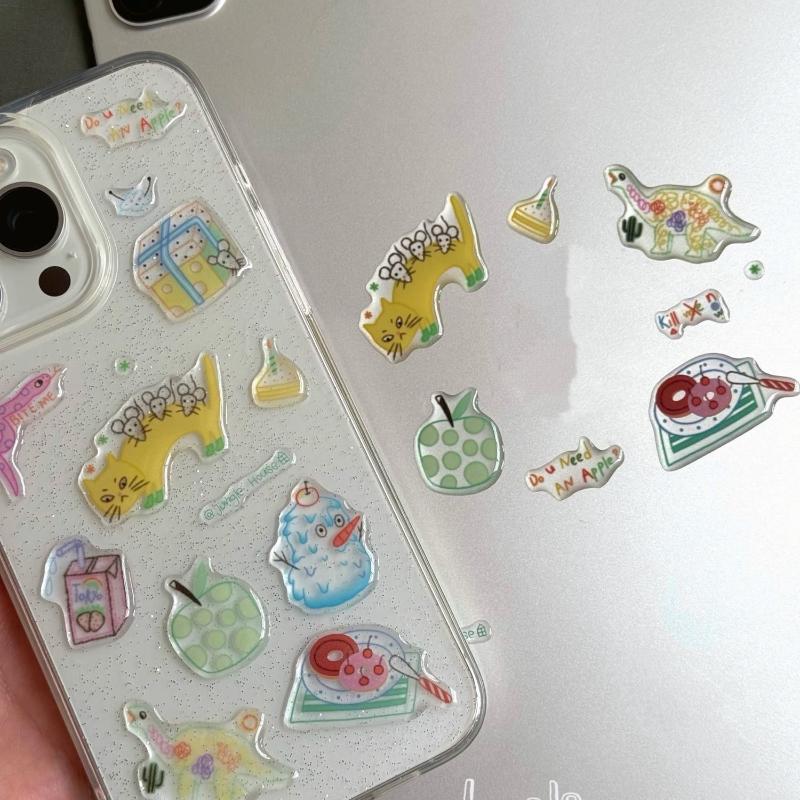 Cute Cartoon Transparent Ice Cube Jelly Goldfish Stickers 3D Animal Scrapbooking Journaling DIY Crafts Water Bottle Decor
Cute Cartoon Transparent Ice Cube Jelly Goldfish Stickers 3D Animal Scrapbooking Journaling DIY Crafts Water Bottle Decor