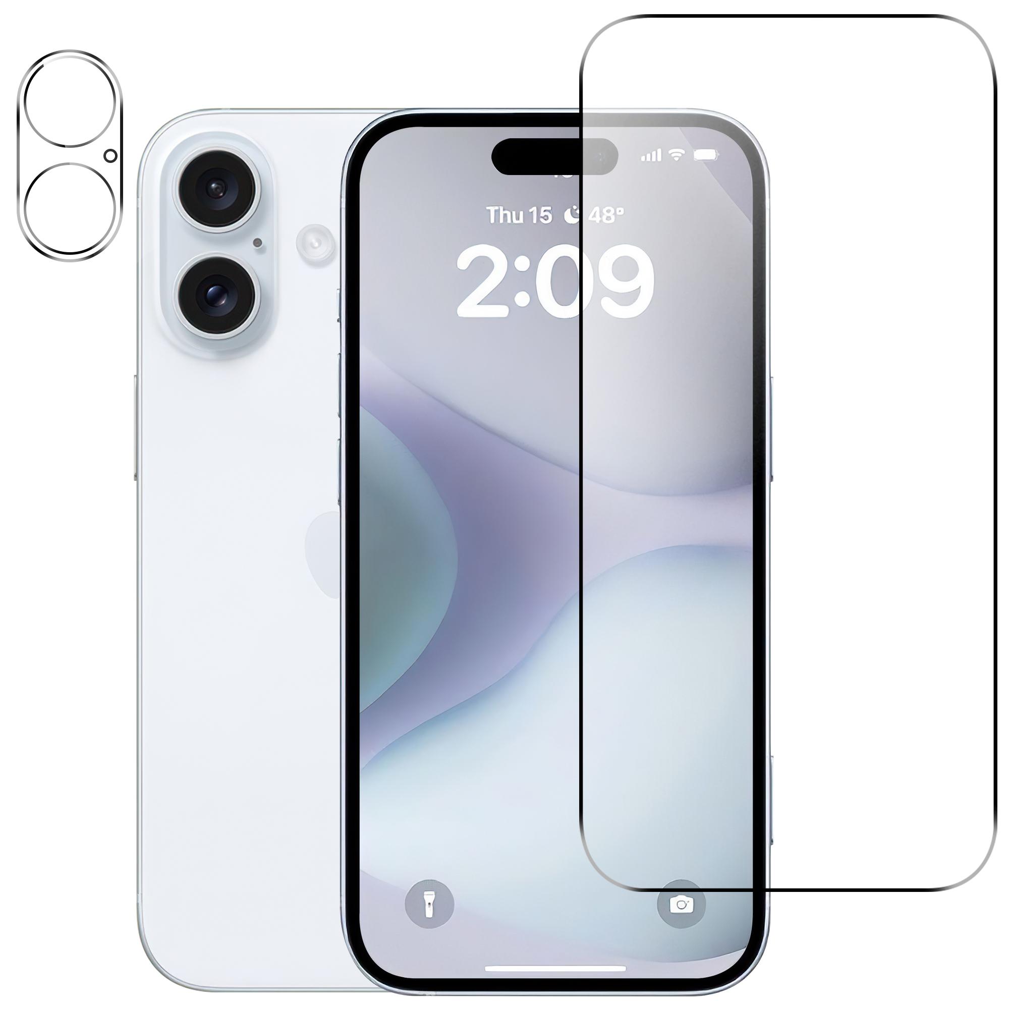 For iPhone 16 Plus Anti-Explosion 9H Tempered Glass Screen Protector+Camera Lens Protector Type A
For iPhone 16 Plus Anti-Explosion 9H Tempered Glass Screen Protector+Camera Lens Protector Type A