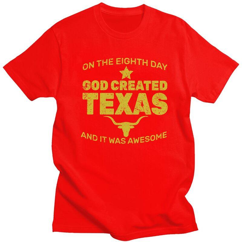 Футболка с надписью God Created Texas для мужчин и женщин, с коротким рукавом, уличная одежда, повседневная футболка с принтом для отца, 100% хлопок, приталенный крой S
Футболка с надписью God Created Texas для мужчин и женщин, с коротким рукавом, уличная одежда, повседневная футболка с принтом для отца, 100% хлопок, приталенный крой S