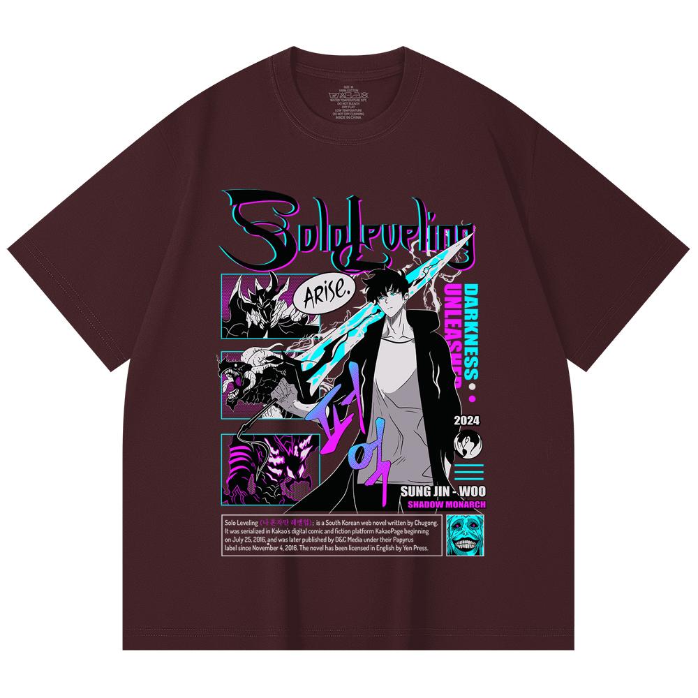 230 Gsm 100% Cotton Solo Leveling V1 Arise Print Unisex Heavy Cotton T Shirt 2XL вина червоного кольору
230 Gsm 100% Cotton Solo Leveling V1 Arise Print Unisex Heavy Cotton T Shirt 2XL вина червоного кольору