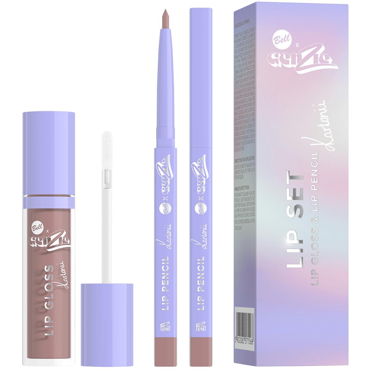 Bell x Genzie Lip set 01 Butter Cake 4.5g Błyszczyk i konturówka do ust
Bell x Genzie Lip set 01 Butter Cake 4.5g Błyszczyk i konturówka do ust