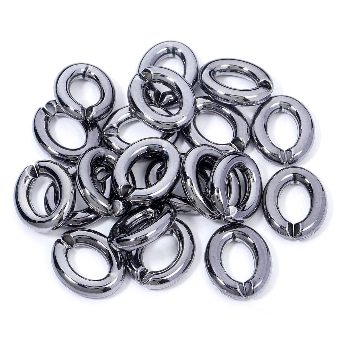 20pcs/bag 28X23mm Plated Acrylic Chain Buckle Link Chain Connector For Jewelry Making Bracelet Necklace Handbag Chain Wholesale
20pcs/bag 28X23mm Plated Acrylic Chain Buckle Link Chain Connector For Jewelry Making Bracelet Necklace Handbag Chain Wholesale