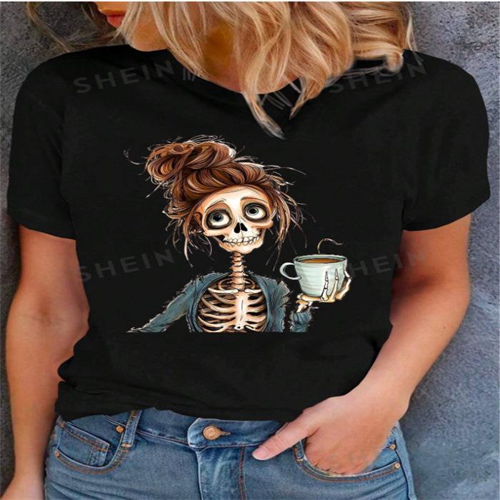 Short-sleeved T-shirt European and American summer new women s fashion casual home commuting versatile round neck short-sleeved T-shirt 5XL чорний
Short-sleeved T-shirt European and American summer new women s fashion casual home commuting versatile round neck short-sleeved T-shirt 5XL чорний