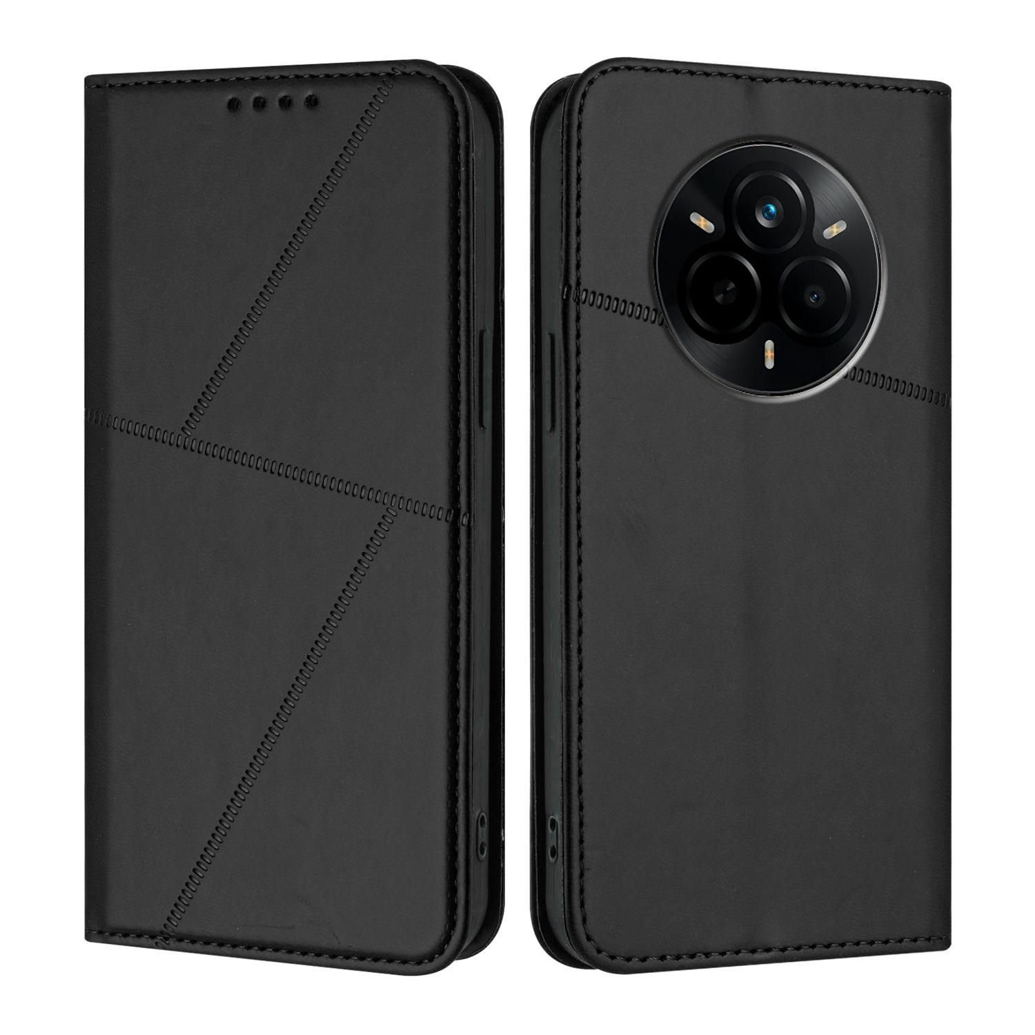 For Realme 14 Pro 5G Wallet Case Magnetic Closure Leather Flip Phone Cover with Stand Black
For Realme 14 Pro 5G Wallet Case Magnetic Closure Leather Flip Phone Cover with Stand Black