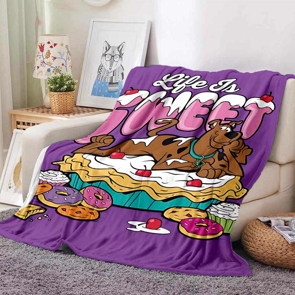 1pc Scooby-Doo Treats Flannel Throw Blanket - HD Printed Lightweight Soft Warm All-Season Blanket for Sofa, Bed, Travel085 130cmx150cm
1pc Scooby-Doo Treats Flannel Throw Blanket - HD Printed Lightweight Soft Warm All-Season Blanket for Sofa, Bed, Travel085 130cmx150cm
