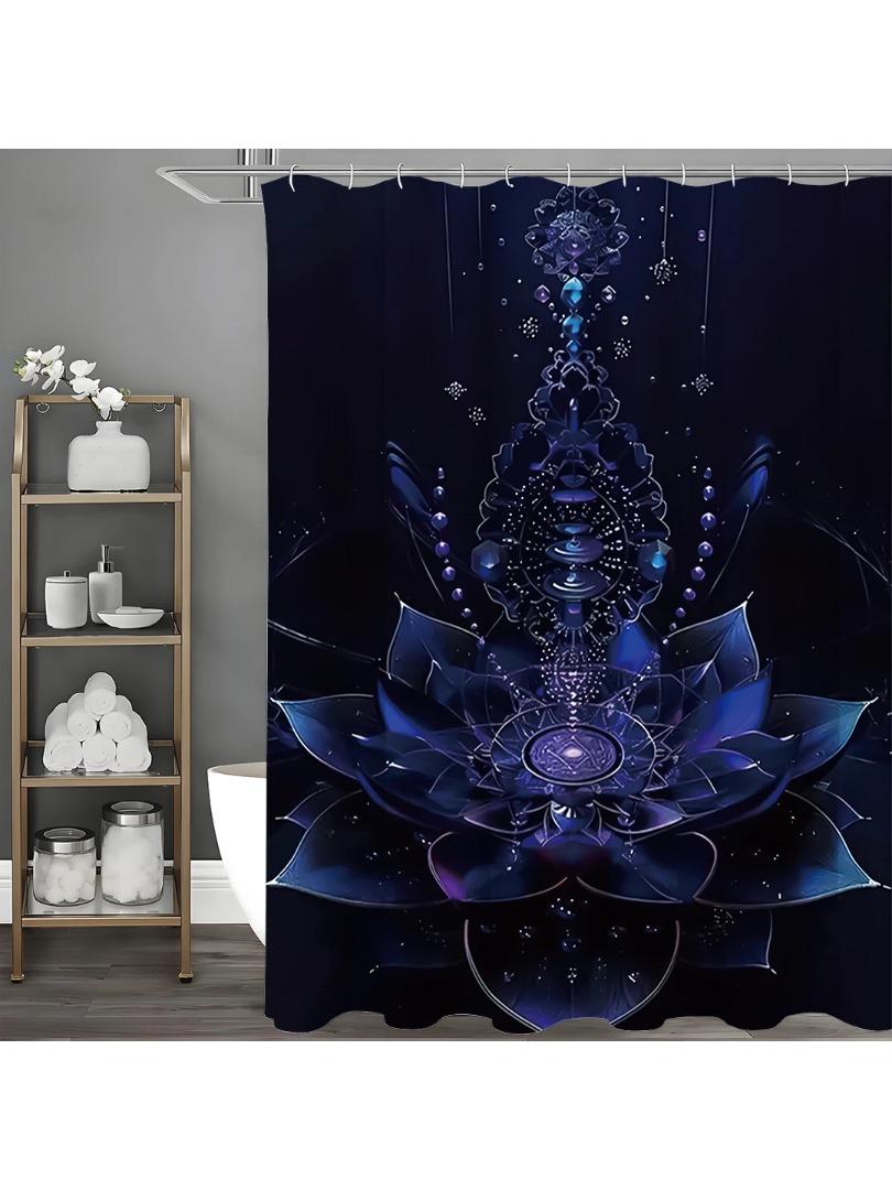 Gorgeous Lotus Peace And Cosmic Ayurvedic Symbol Shower Curtain, Bathroom Decorative Shower Curtain, Waterproof Shower Curtain W W60H190(CM)-1 Pcs
Gorgeous Lotus Peace And Cosmic Ayurvedic Symbol Shower Curtain, Bathroom Decorative Shower Curtain, Waterproof Shower Curtain W W60H190(CM)-1 Pcs