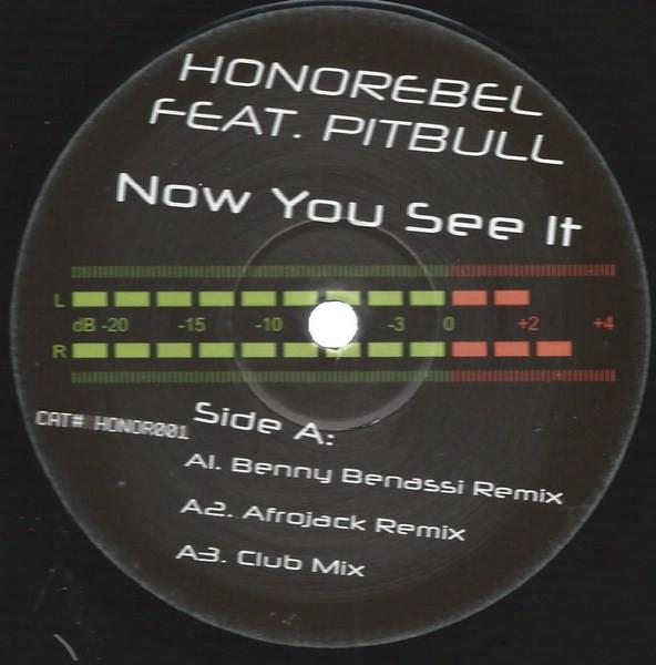12inch Record HONOREBEL, PITBULL - Now You See It HONOR001 Not On Label 2009 Italy Dance & Electronica Used
12inch Record HONOREBEL, PITBULL - Now You See It HONOR001 Not On Label 2009 Italy Dance & Electronica Used