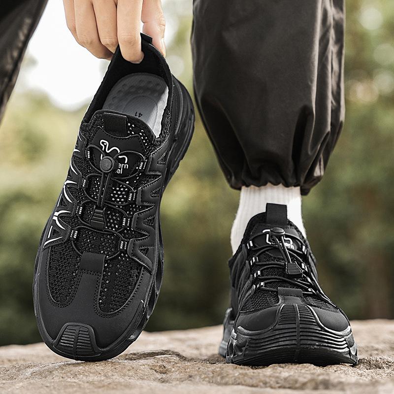 Summer 2025 new mesh shoes breathable fashion low-top casual shoes soft sole comfortable niche outdoor climbing tide shoes 44 чёрный
Summer 2025 new mesh shoes breathable fashion low-top casual shoes soft sole comfortable niche outdoor climbing tide shoes 44 чёрный