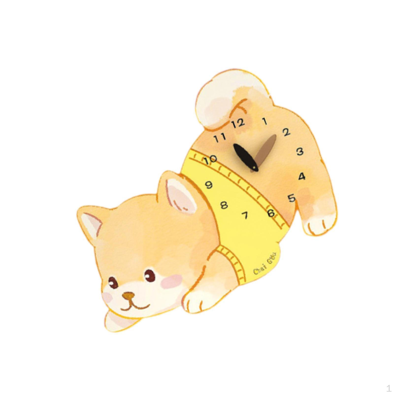 Dog Cute Wall Clock Hanging Stylish Modern Decorative Ornament for Nursery
Dog Cute Wall Clock Hanging Stylish Modern Decorative Ornament for Nursery