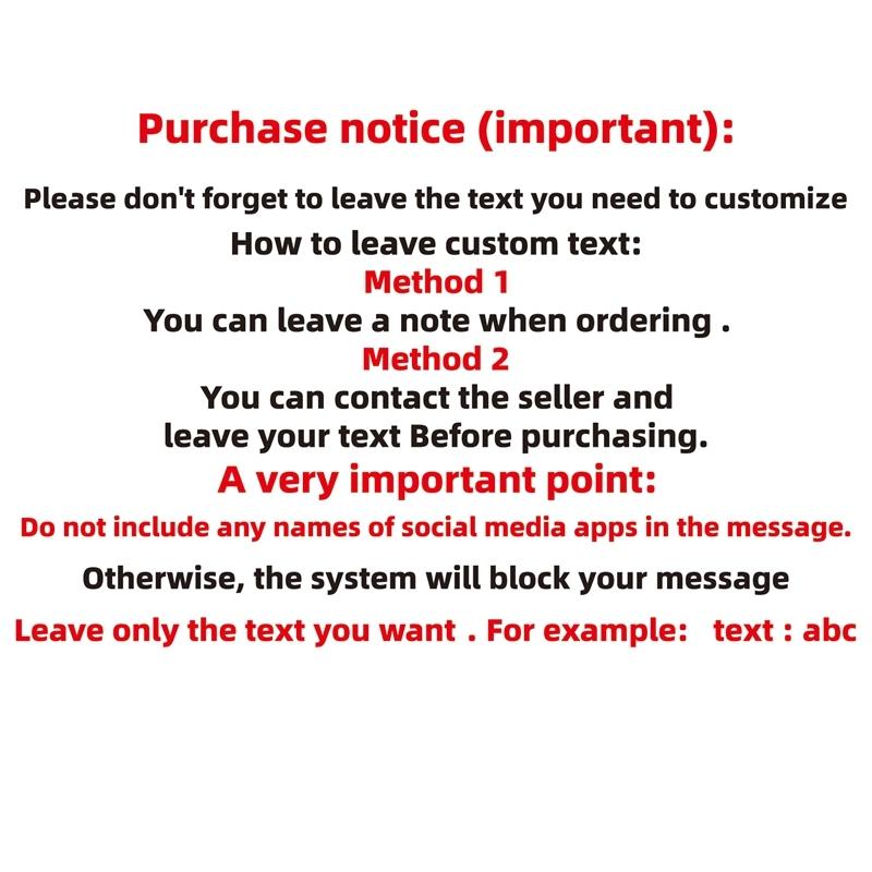 Personalized Custom Text For Instagram Username Waterproof Car and Motorcycle Stickers Decals length 20CM
Personalized Custom Text For Instagram Username Waterproof Car and Motorcycle Stickers Decals length 20CM
