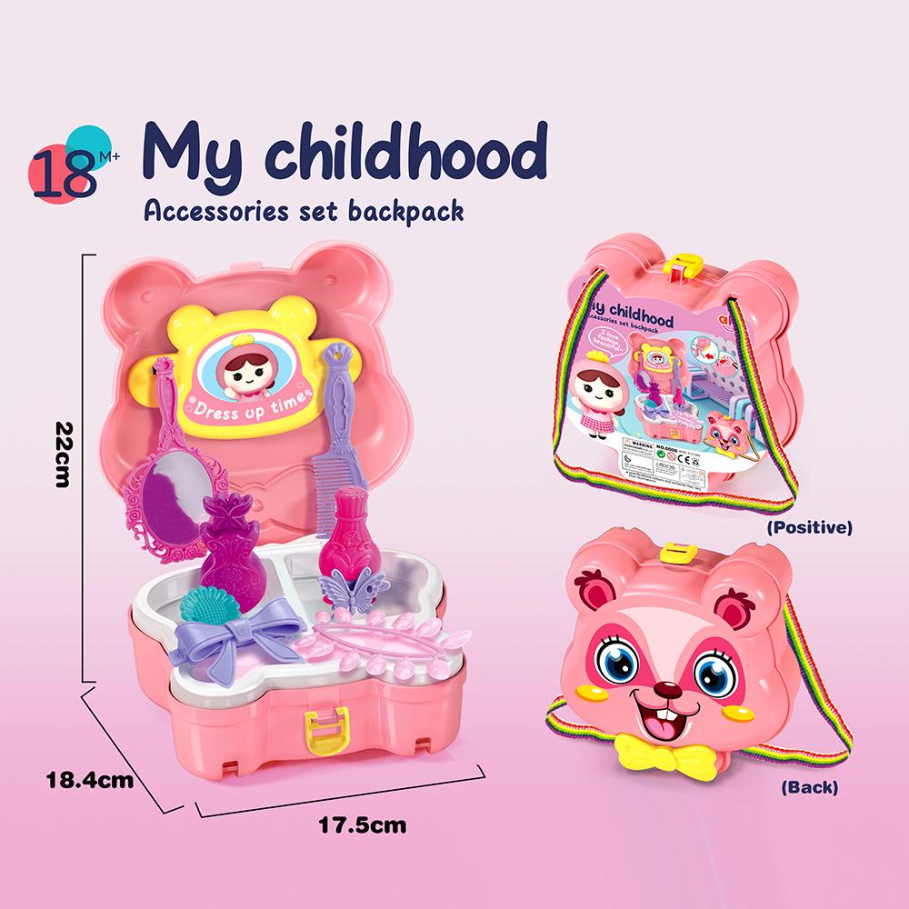 Трансграничный детский игровой набор «Кухня» и «Рюкзак доктора» с мультяшными животными English Card
Трансграничный детский игровой набор «Кухня» и «Рюкзак доктора» с мультяшными животными English Card