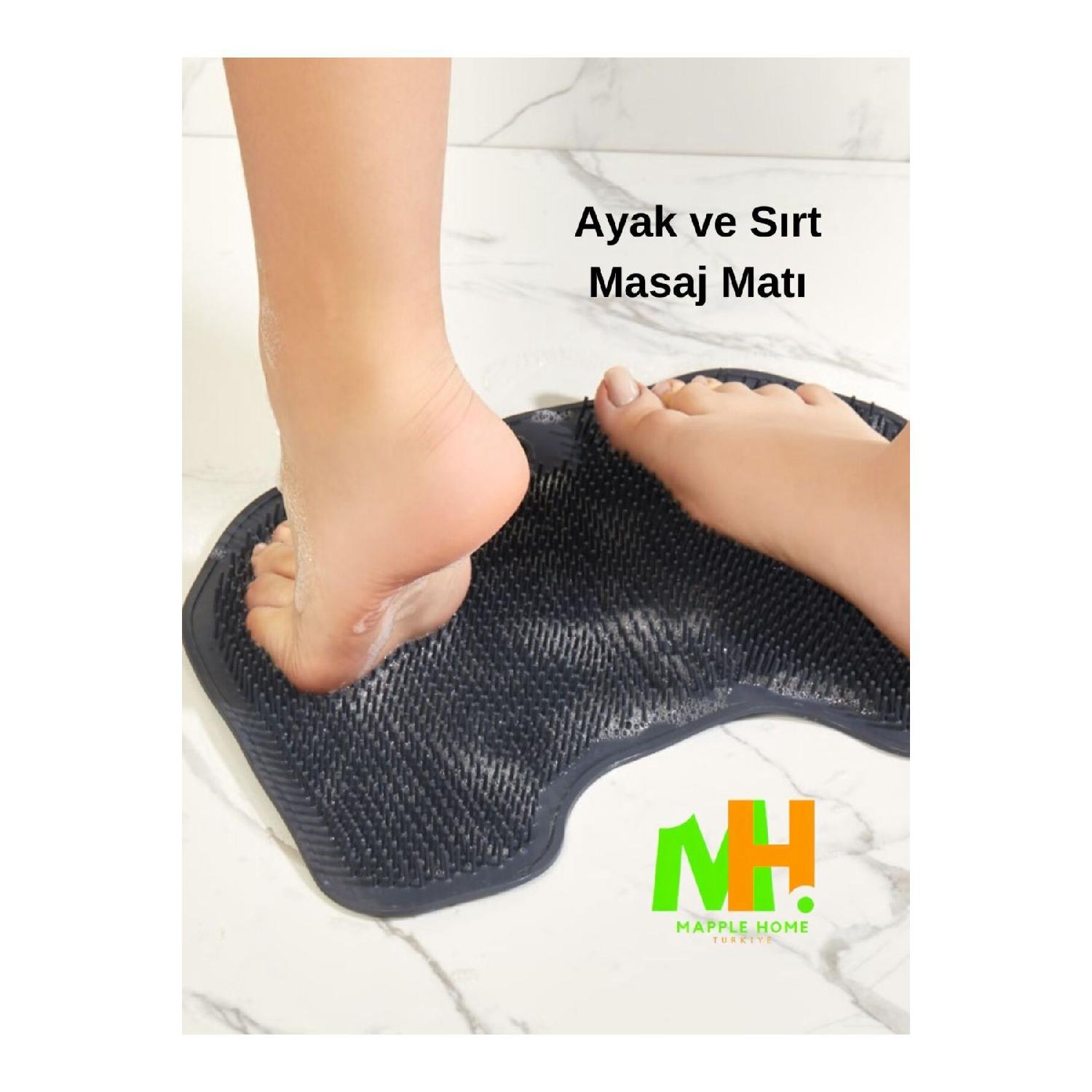 Silicone Foot And Back Mat With Suction Cup, Silicone Shower Foot Mat, Bath Back Scrub, Foot And Back Brush
Silicone Foot And Back Mat With Suction Cup, Silicone Shower Foot Mat, Bath Back Scrub, Foot And Back Brush