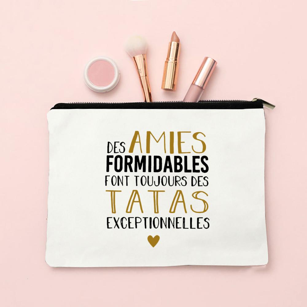French Print Makeup Bag Sister Tata Travel Neceser Toiletry Pouch Pregnancy Announcement Zipper Cosmetic Bag Tata Marraine Gift
French Print Makeup Bag Sister Tata Travel Neceser Toiletry Pouch Pregnancy Announcement Zipper Cosmetic Bag Tata Marraine Gift