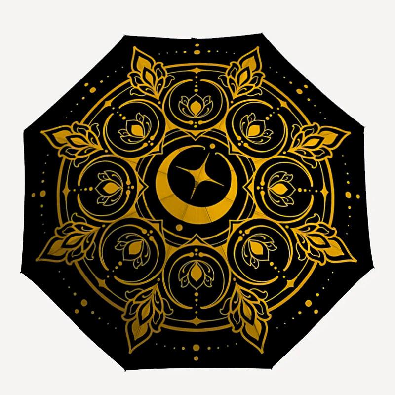 1pc Mandala Symbols Automatic Folding Umbrella with 8 Bones, 3-Fold Compact Umbrella, Compact Design On-the-Go Essential, casual outdoor acc
1pc Mandala Symbols Automatic Folding Umbrella with 8 Bones, 3-Fold Compact Umbrella, Compact Design On-the-Go Essential, casual outdoor acc