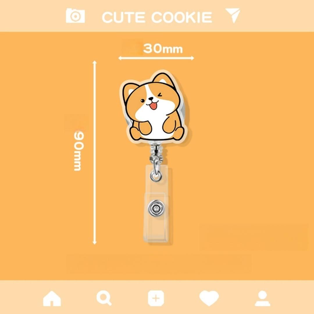 Corgi Badge Reel Funny Retractable Id Card Holder Cartoon Animal Badge Clip Cute Acrylic Badge Holder For Office Hospital
Corgi Badge Reel Funny Retractable Id Card Holder Cartoon Animal Badge Clip Cute Acrylic Badge Holder For Office Hospital