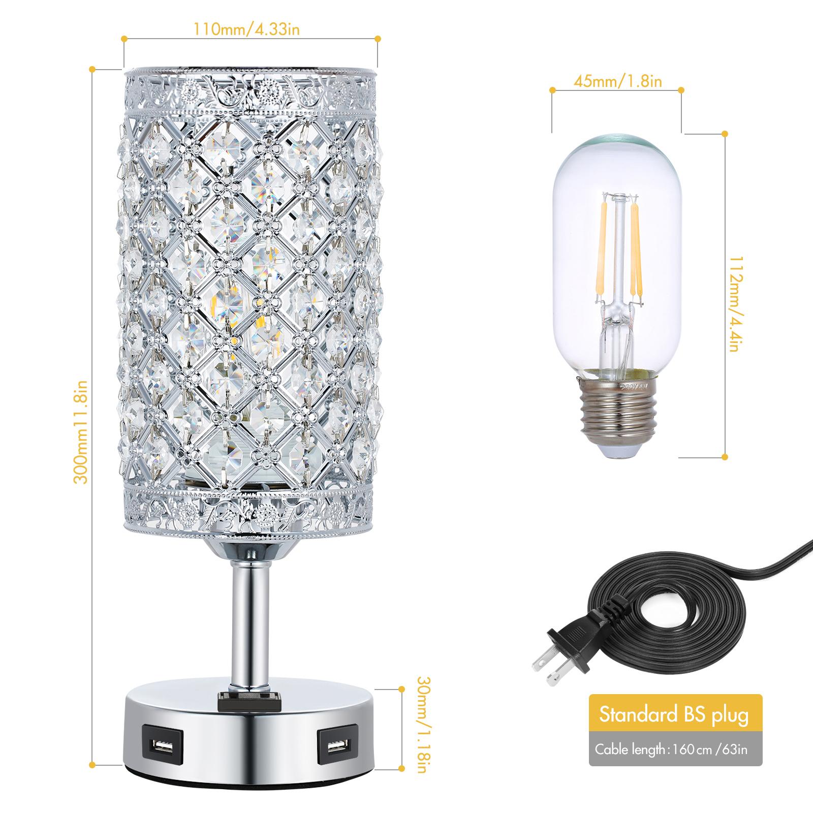 Neoglint 2PCS Table Light Desk Lamp with Dual USB Ports Sensitive Touching Control 3 Levels Dimmable Brightness for Home Bedroom Li
Neoglint 2PCS Table Light Desk Lamp with Dual USB Ports Sensitive Touching Control 3 Levels Dimmable Brightness for Home Bedroom Li