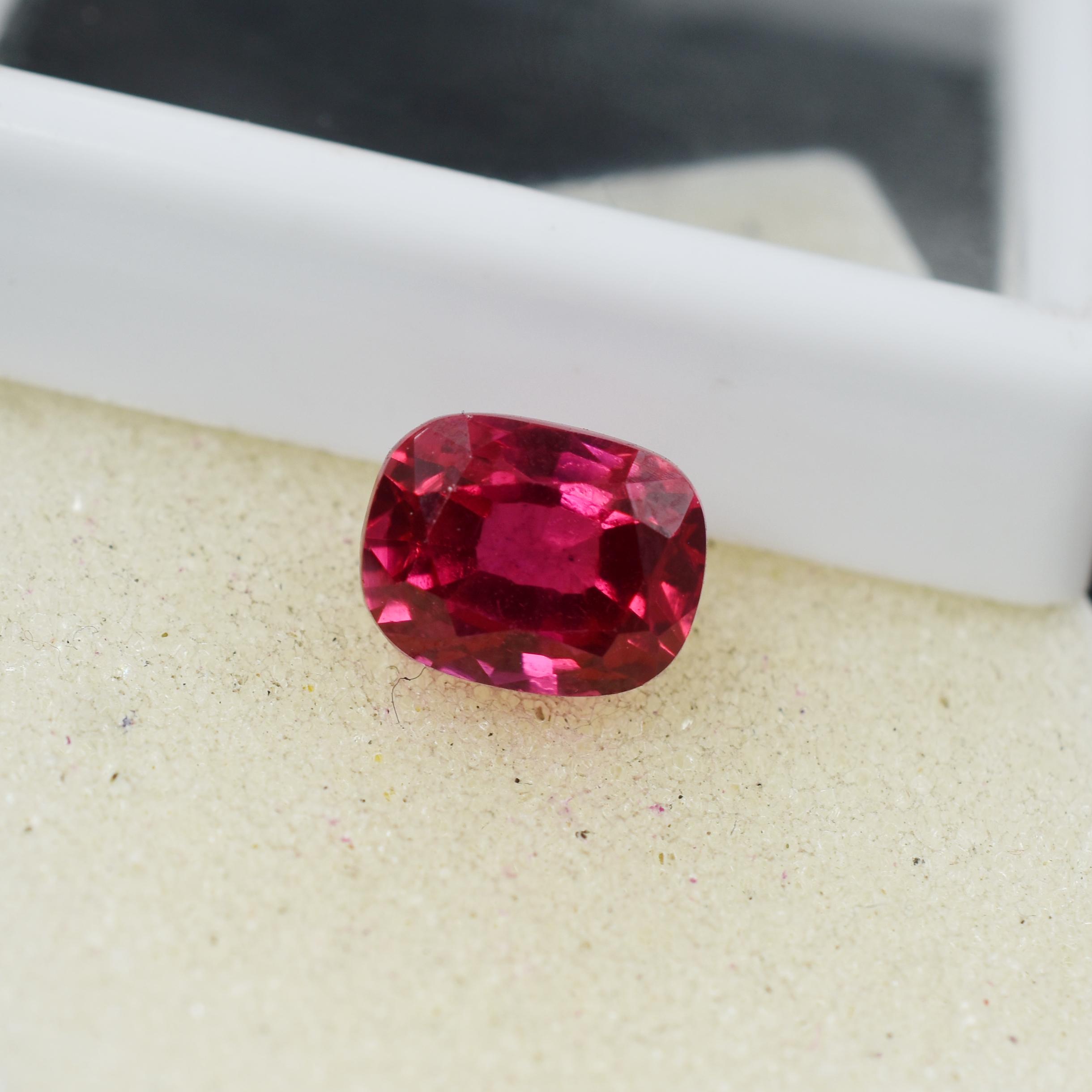 Cushion Cut Loose Gemstone Ring Size Natural Pink Ruby 4.55 Ct CERTIFIED M-837-Ra 8.6 mm approx рожевий
Cushion Cut Loose Gemstone Ring Size Natural Pink Ruby 4.55 Ct CERTIFIED M-837-Ra 8.6 mm approx рожевий