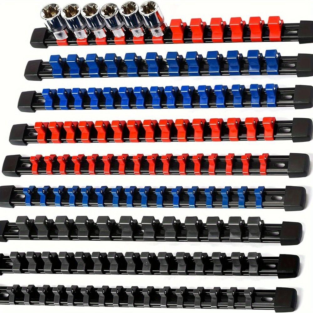 3Pcs/Set Multifunctional Socket Clip Rail Holder Universal Socket Organizer For Socket синій
3Pcs/Set Multifunctional Socket Clip Rail Holder Universal Socket Organizer For Socket синій