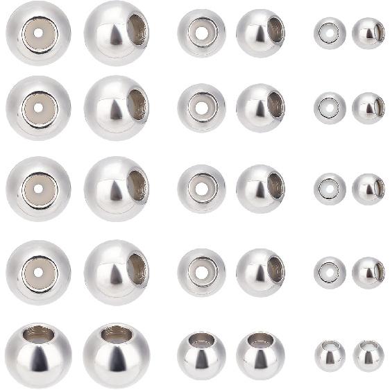 PH PandaHall 30pcs Stainless Steel Stopper Beads Slider Beads 4mm 6mm 8mm Rondelle Spacer Beads with Rubber Inside Fit Adjustable Slider Chain,
PH PandaHall 30pcs Stainless Steel Stopper Beads Slider Beads 4mm 6mm 8mm Rondelle Spacer Beads with Rubber Inside Fit Adjustable Slider Chain,