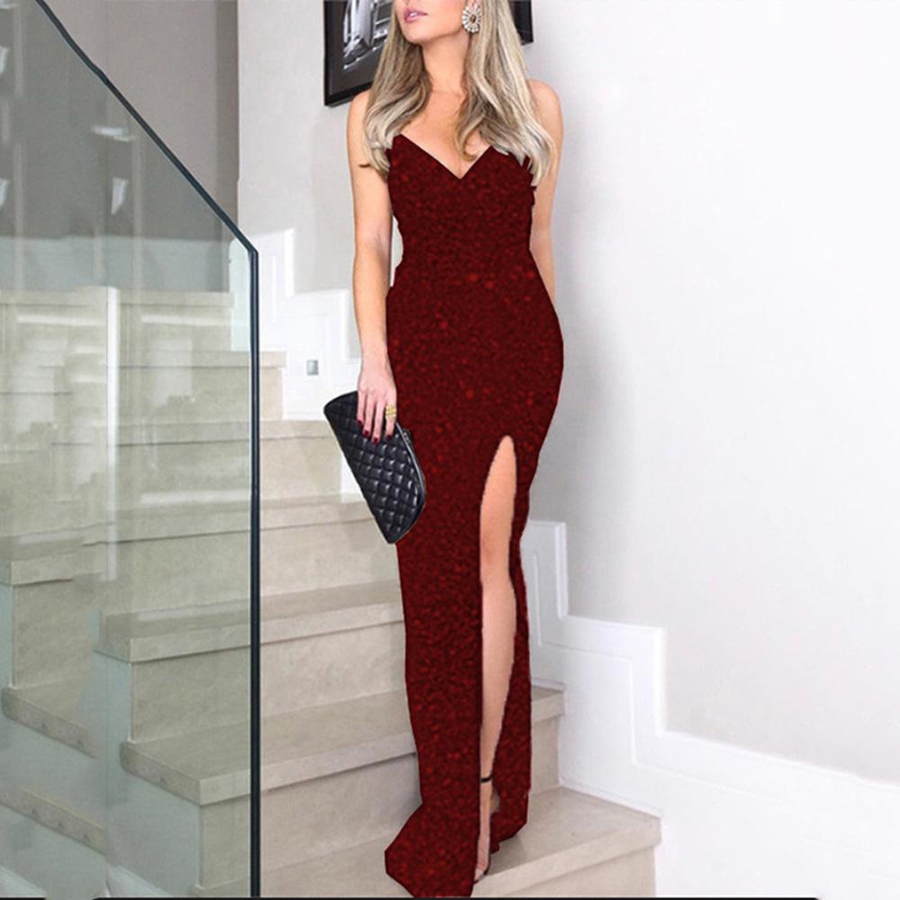 2026 European & American Women s Sexy High Waist Sequin Slit Evening Dress. XXXL вина червоного кольору
2026 European & American Women s Sexy High Waist Sequin Slit Evening Dress. XXXL вина червоного кольору
