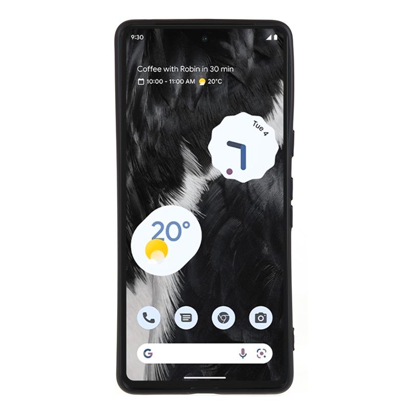For Google Pixel 8 Case Fiber Lining Rubberized TPU Anti-Scratch Phone Cover Back Shell Black
For Google Pixel 8 Case Fiber Lining Rubberized TPU Anti-Scratch Phone Cover Back Shell Black