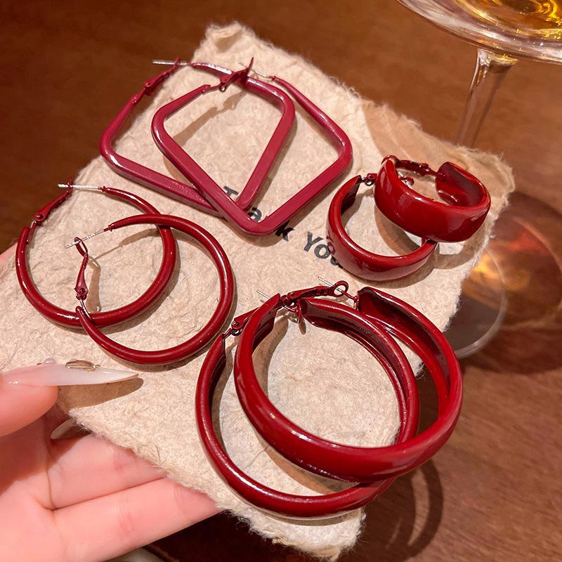 Праздничные серьги Ankola Red Geometric: Персонализированные, универсальные, модные женские серьги. A2017 3cm красный
Праздничные серьги Ankola Red Geometric: Персонализированные, универсальные, модные женские серьги. A2017 3cm красный