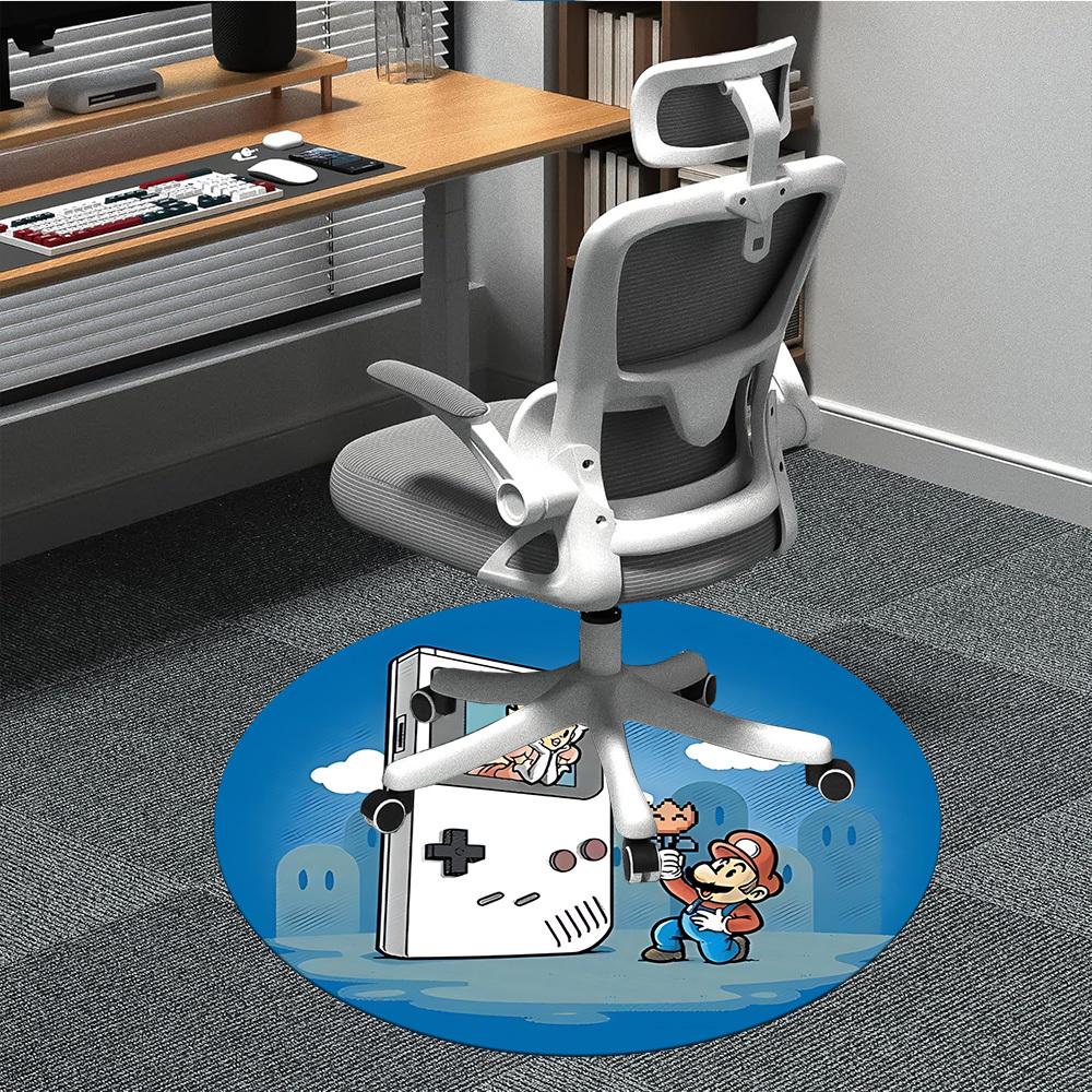 1pc Mario Office Round Area Rug, Under Office Chairs Bedroom Living Room Home Decor, Available in Various Sizes 80cm by 80cm
1pc Mario Office Round Area Rug, Under Office Chairs Bedroom Living Room Home Decor, Available in Various Sizes 80cm by 80cm
